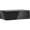 Mexen Orio szafka łazienkowa podumywalkowa 80 cm z blatem, 1 szuflada, czarna połysk - 91A10-08023-1-BFC70