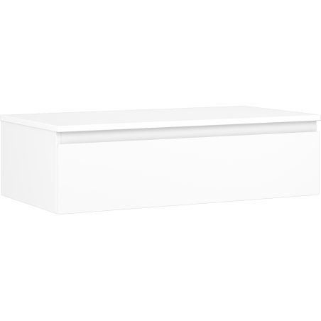 Mexen Orio szafka łazienkowa podumywalkowa 90 cm z blatem, 1 szuflada, biała mat - 91A10-09023-1-BFC01