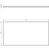 Mexen Orio szafka łazienkowa podumywalkowa 90 cm z blatem, 1 szuflada, grafit mat - 91A10-09023-1-BFC66