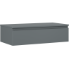 Mexen Orio szafka łazienkowa podumywalkowa 90 cm z blatem, 1 szuflada, grafit mat - 91A10-09023-1-BFC66