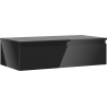 Mexen Orio szafka łazienkowa podumywalkowa 90 cm z blatem, 1 szuflada, czarna połysk - 91A10-09023-1-BFC70