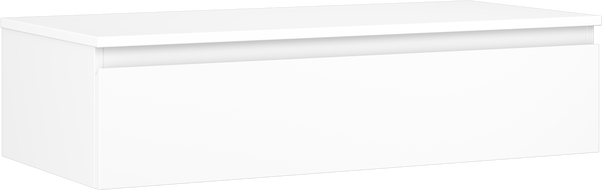 Mexen Orio szafka łazienkowa podumywalkowa 100 cm z blatem, 1 szuflada, biała mat - 91A10-10023-1-BFC01