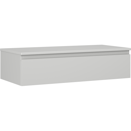 Mexen Orio szafka łazienkowa podumywalkowa 100 cm z blatem, 1 szuflada, szara mat - 91A10-10023-1-BFC62