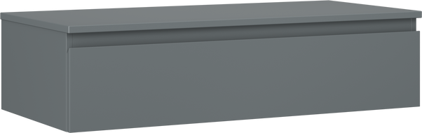 Mexen Orio szafka łazienkowa podumywalkowa 100 cm z blatem, 1 szuflada, grafit mat - 91A10-10023-1-BFC66