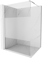 Mexen Kioto ścianka prysznicowa Walk-in 110 x 200 cm, transparent/szron 8 mm, chrom - 800-110-101-01-35