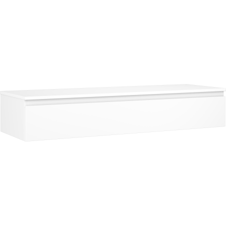 Mexen Orio szafka łazienkowa podumywalkowa 140 cm z blatem, 1 szuflada, biała mat - 91A10-14023-1-BFC01