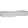Mexen Orio szafka łazienkowa podumywalkowa 140 cm z blatem, 1 szuflada, szara mat - 91A10-14023-1-BFC62