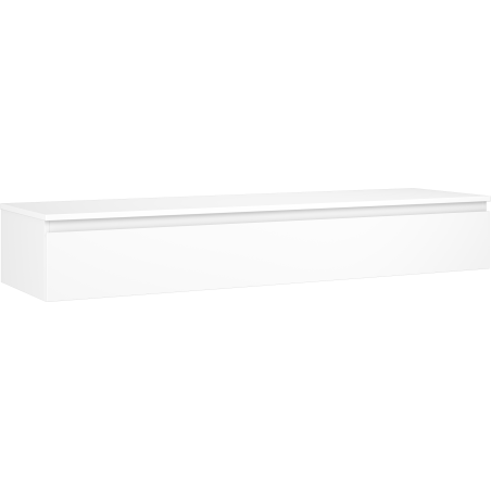 Mexen Orio szafka łazienkowa podumywalkowa 160 cm z blatem, 1 szuflada, biała mat - 91A10-16023-1-BFC01