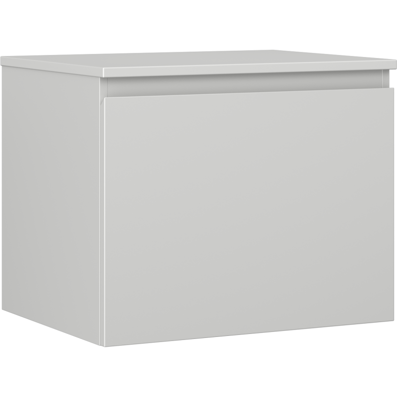 Mexen Orio szafka łazienkowa podumywalkowa 60 cm z blatem, 1 szuflada, szara mat - 91A10-06047-1-BFC62