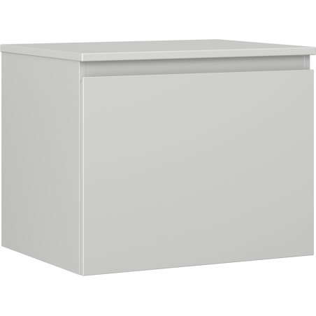 Mexen Orio szafka łazienkowa podumywalkowa 60 cm z blatem, 1 szuflada, szara mat - 91A10-06047-1-BFC62