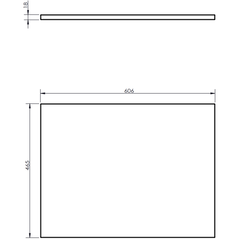 Mexen Orio szafka łazienkowa podumywalkowa 60 cm z blatem, 1 szuflada, grafit mat - 91A10-06047-1-BFC66