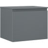 Mexen Orio szafka łazienkowa podumywalkowa 60 cm z blatem, 1 szuflada, grafit mat - 91A10-06047-1-BFC66