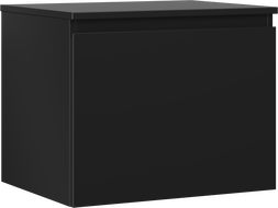 Mexen Orio szafka łazienkowa podumywalkowa 60 cm z blatem, 1 szuflada, czarna mat - 91A10-06047-1-BFC71