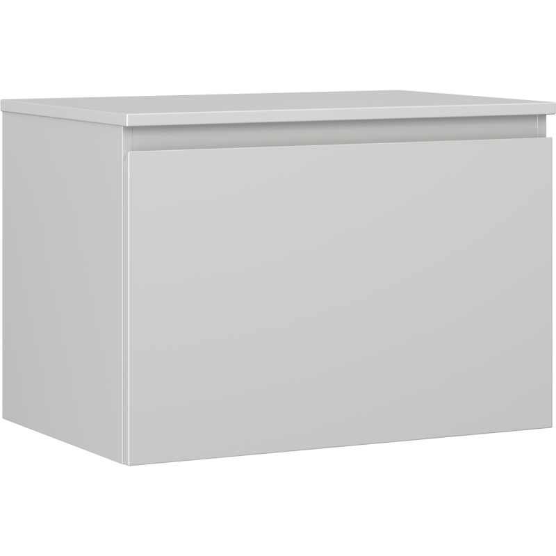 Mexen Orio szafka łazienkowa podumywalkowa 70 cm z blatem, 1 szuflada, szara mat - 91A10-07047-1-BFC62