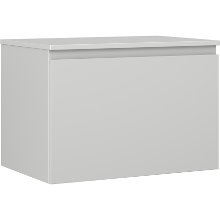 Mexen Orio szafka łazienkowa podumywalkowa 70 cm z blatem, 1 szuflada, szara mat - 91A10-07047-1-BFC62