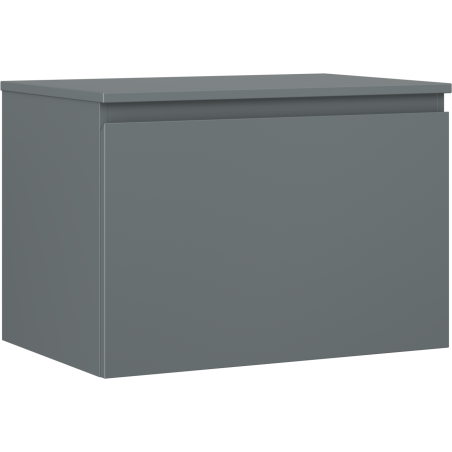 Mexen Orio szafka łazienkowa podumywalkowa 70 cm z blatem, 1 szuflada, grafit mat - 91A10-07047-1-BFC66
