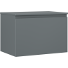 Mexen Orio szafka łazienkowa podumywalkowa 70 cm z blatem, 1 szuflada, grafit mat - 91A10-07047-1-BFC66