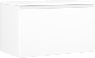 Mexen Orio szafka łazienkowa podumywalkowa 80 cm z blatem, 1 szuflada, biała mat - 91A10-08047-1-BFC01