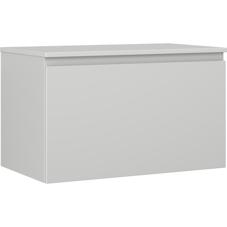 Mexen Orio szafka łazienkowa podumywalkowa 80 cm z blatem, 1 szuflada, szara mat - 91A10-08047-1-BFC62