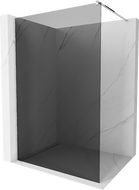 Mexen Kioto ścianka prysznicowa Walk-in 110 x 200 cm, grafit 8 mm, chrom - 800-110-101-01-40