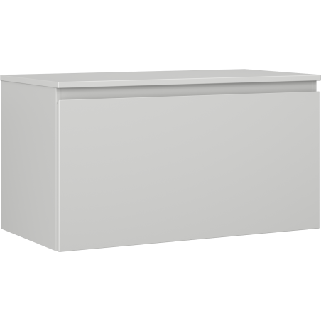 Mexen Orio szafka łazienkowa podumywalkowa 90 cm z blatem, 1 szuflada, szara mat - 91A10-09047-1-BFC62