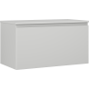 Mexen Orio szafka łazienkowa podumywalkowa 90 cm z blatem, 1 szuflada, szara mat - 91A10-09047-1-BFC62