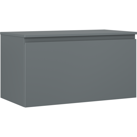 Mexen Orio szafka łazienkowa podumywalkowa 90 cm z blatem, 1 szuflada, grafit mat - 91A10-09047-1-BFC66