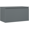 Mexen Orio szafka łazienkowa podumywalkowa 90 cm z blatem, 1 szuflada, grafit mat - 91A10-09047-1-BFC66
