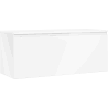 Mexen Orio szafka łazienkowa podumywalkowa 120 cm z blatem, 1 szuflada, biała połysk - 91A10-12047-1-BFC00