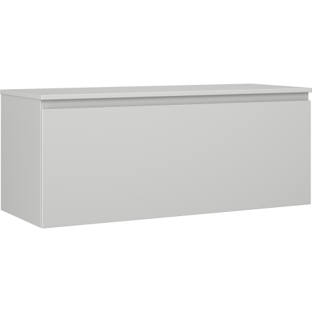Mexen Orio szafka łazienkowa podumywalkowa 120 cm z blatem, 1 szuflada, szara mat - 91A10-12047-1-BFC62