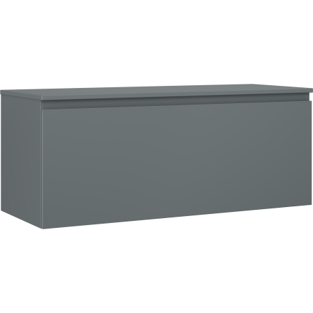 Mexen Orio szafka łazienkowa podumywalkowa 120 cm z blatem, 1 szuflada, grafit mat - 91A10-12047-1-BFC66