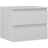 Mexen Orio szafka łazienkowa podumywalkowa 60 cm z blatem, 2 szuflady, szara mat - 91A10-06047-2-BFFC62