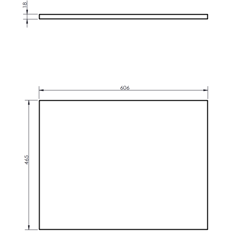 Mexen Orio szafka łazienkowa podumywalkowa 60 cm z blatem, 2 szuflady, grafit mat - 91A10-06047-2-BFFC66