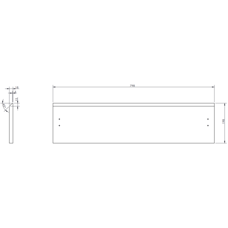 Mexen Orio szafka łazienkowa podumywalkowa 80 cm z blatem, 2 szuflady, szara mat - 91A10-08047-2-BFFC62