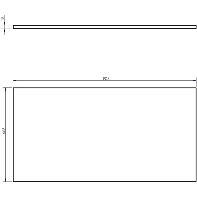 Mexen Orio szafka łazienkowa podumywalkowa 90 cm z blatem, 2 szuflady, grafit mat - 91A10-09047-2-BFFC66