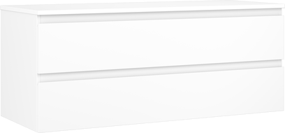 Mexen Orio szafka łazienkowa podumywalkowa 120 cm z blatem, 2 szuflady, biała mat - 91A10-12047-2-BFFC01