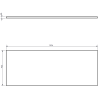 Mexen Orio szafka łazienkowa podumywalkowa 120 cm z blatem, 2 szuflady, grafit mat - 91A10-12047-2-BFFC66