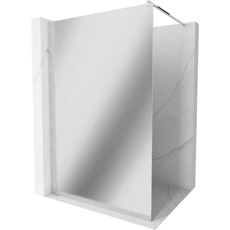 Mexen Kioto ścianka prysznicowa Walk-in 70 x 200 cm, lustro 8 mm, chrom - 800-070-101-01-50