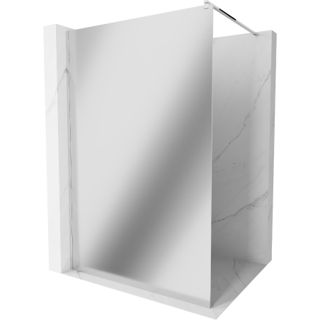 Mexen Kioto ścianka prysznicowa Walk-in 90 x 200 cm, lustro 8 mm, chrom - 800-090-101-01-50