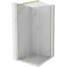 Mexen Rox kabina prysznicowa rozsuwana 95 x 95 cm, transparent, złota - 8C2-095-095-50-00