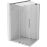 Mexen Rox L kabina prysznicowa rozsuwana 115 x 80 cm, transparent, gun metal - 8C2L-115-080-95-00