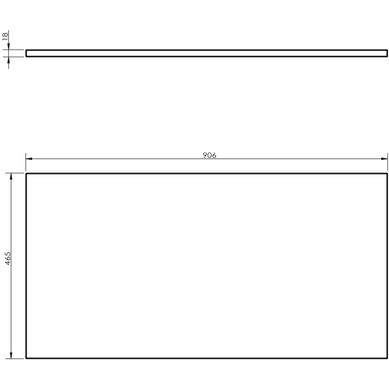 Mexen Rivel szafka łazienkowa podumywalkowa 90 cm z blatem, 1 szuflada, ryflowana , grafit mat - 91A20-09023-1-BFC66