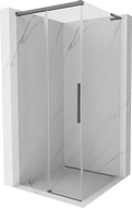 Mexen Rox L kabina prysznicowa rozsuwana 90 x 90 cm, transparent, gun metal - 8C2L-090-090-95-00