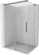 Mexen Rox L kabina prysznicowa rozsuwana 95 x 100 cm, transparent, gun metal - 8C2L-095-100-95-00
