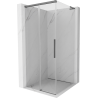 Mexen Rox L kabina prysznicowa rozsuwana 100 x 100 cm, transparent, gun metal - 8C2L-100-100-95-00