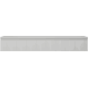 Mexen Rivel szafka łazienkowa podumywalkowa 160 cm z blatem, 1 szuflada, ryflowana , szara mat - 91A20-16023-1-BFC62
