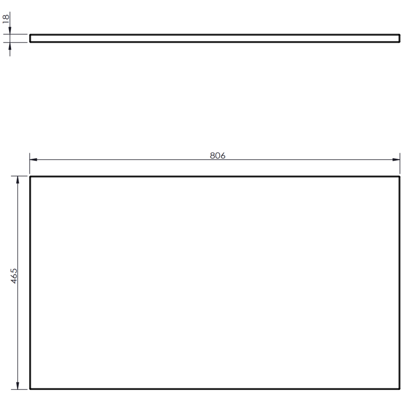 Mexen Rivel szafka łazienkowa podumywalkowa 80 cm z blatem, 1 szuflada, ryflowana , orzech - 91A20-08047-1-BFC86