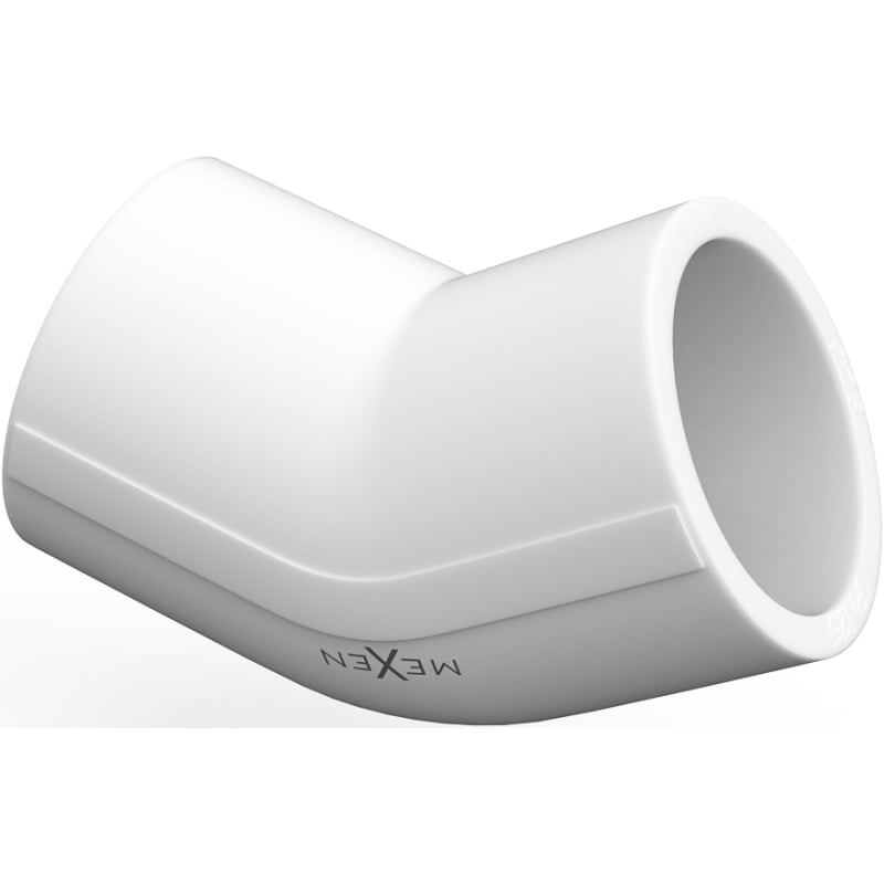 Mexen PPR kolano 45° zgrzewane do rur PPR 20 x 20, PN20 - W97337-2020-00