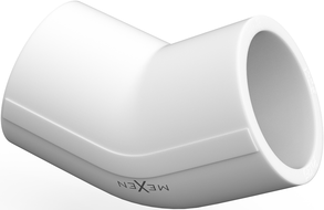 Mexen PPR kolano 45° zgrzewane do rur PPR 32 x 32, PN20 - W97337-3232-00