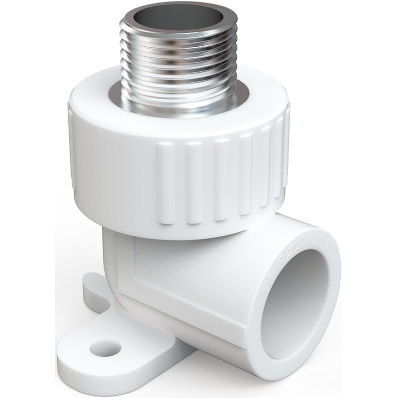 Mexen PPR kolano z wieszakiem zgrzewane do rur PPR 32 x 1 GZ - W97341-3210M-00